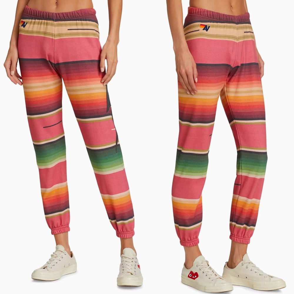 Aviator Nation Serape Bolt Stitch Sweatpants